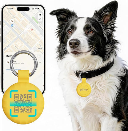 Plike Smart Pet Tracker​ for Apple Find My, Dog Tracker Tag by Unknown