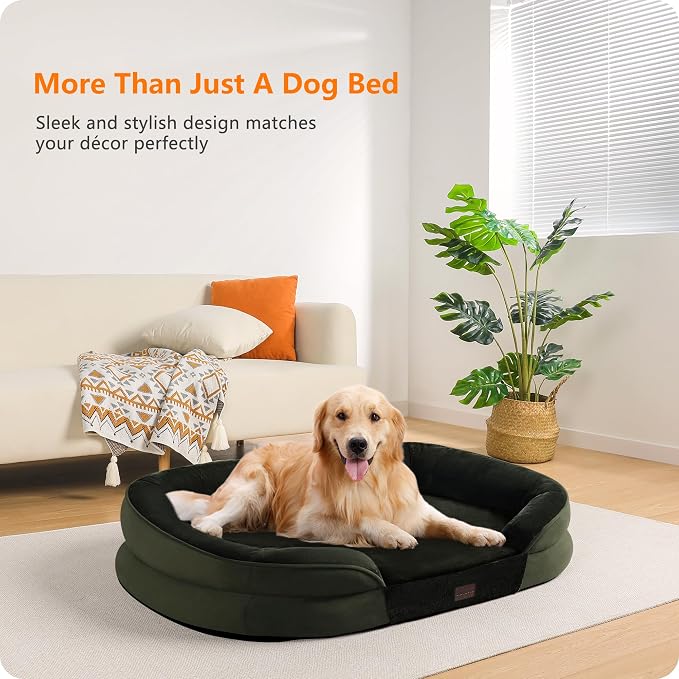 Dwanton Orthopedic Dog Bed for Large Dogs - Image 2