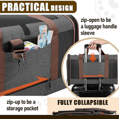 Small Dog Carrier Cage Soft Chihuahua / Softshell Big Cat Carrier Maine Coon / - Image 6