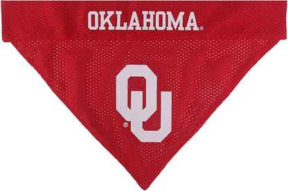 Pets First Collegiate Pet Accessories, Reversible Bandana, Oklahoma Sooners - Image 3