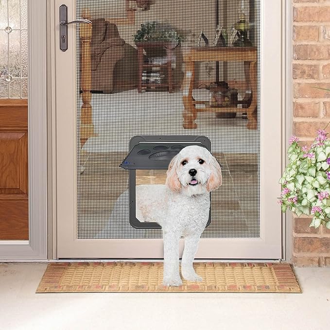 NAMSAN Dog Screen Door, Flap Opening 12 x 14 inches, Dog Door - Image 7