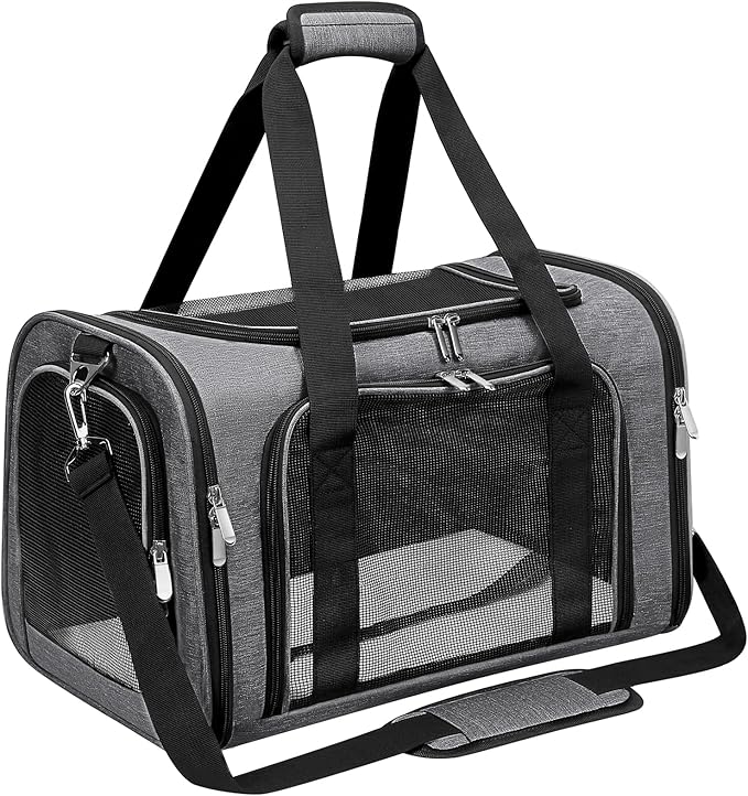 Soft-Sided Cat/Dog/Pet Carrier, Collapsible Pets Travel Carriers by Unknown