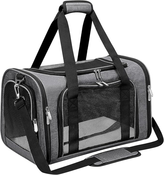 Soft-Sided Cat/Dog/Pet Carrier, Collapsible Pets Travel Carriers by Unknown