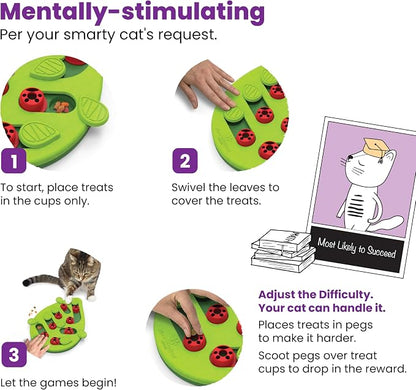 Catstages Nina Ottosson Buggin' Out Puzzle & Play – Interactive Cat Puzzle - Image 6