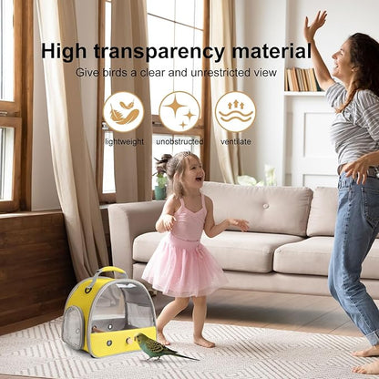 Bird Travel Carrier, Portable Small Bird Parrot Parakeet Carrier - Image 5