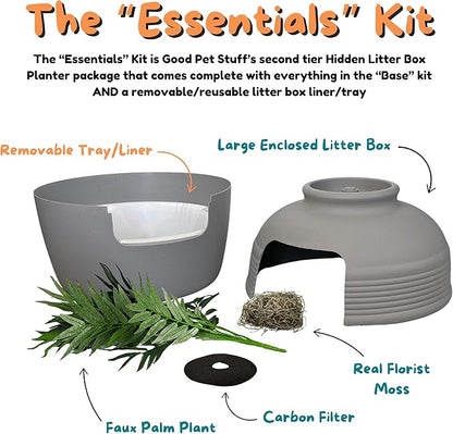 Good Pet Stuff Hidden Litter Box Planter, Decorative Cat Litter Enclosure - Image 5