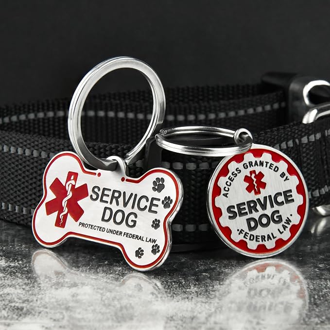 Engraved Personalized Service Dog Tag - Image 2