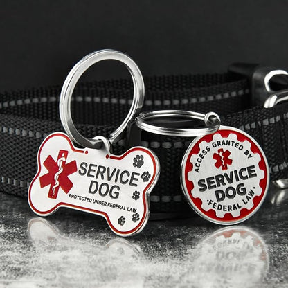 Engraved Personalized Service Dog Tag - Image 2