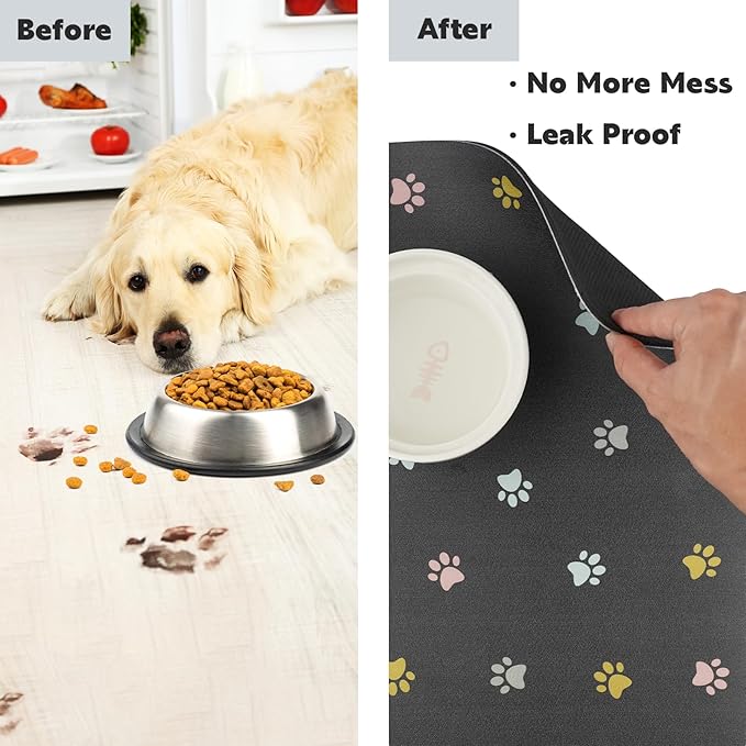 Pet Feeding Mat Absorbent Dog Mat - Image 8