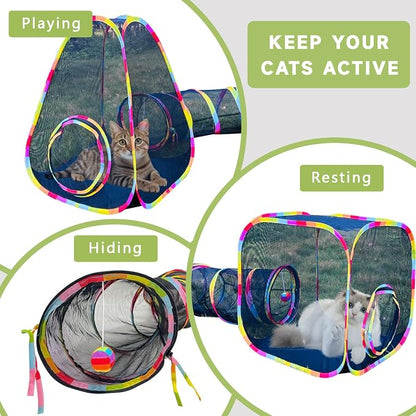 Outdoor Cat Enclosures, Cat Tunnels Tents Cubes - Image 3
