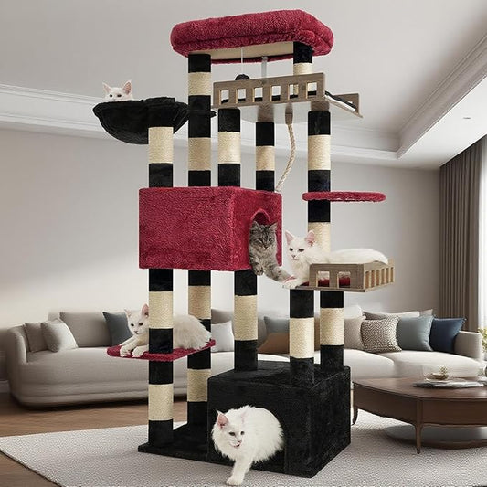 Maine Coon Cat Tree, Heavy Duty Cat Tree by Gitelnour