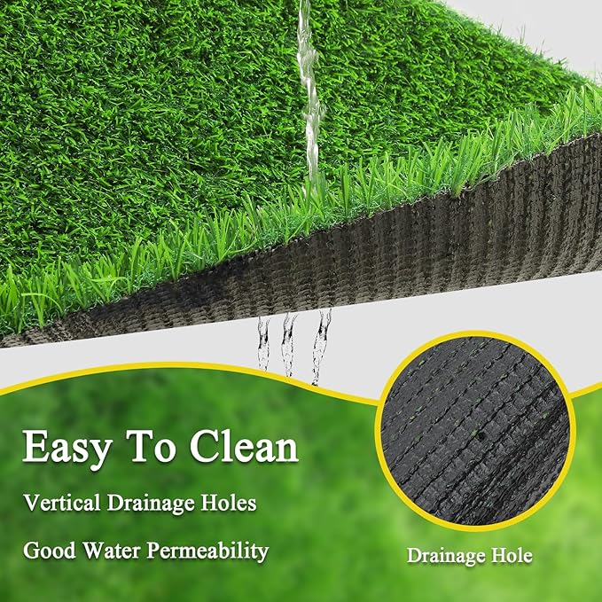 Bsmathom Artificial Grass Rug Indoor Outdoor Rug, Professional Dog Potty - Image 4