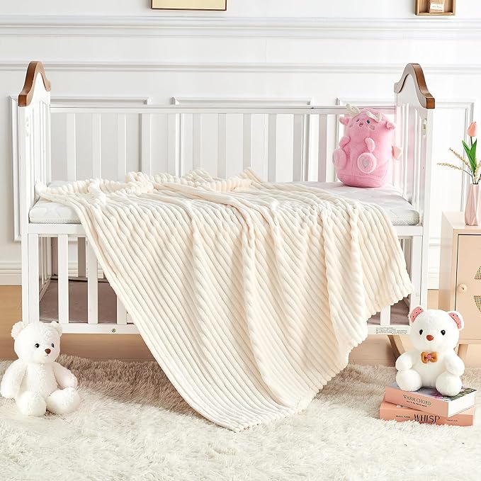 Soft Fleece Baby Blanket Ultra Cozy Baby Blankets - Image 5