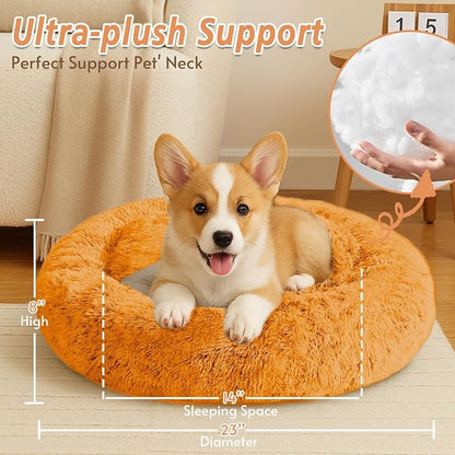JOLLYVOGUE Calming Dog Bed for Small Dogs - Image 5