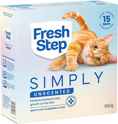 Fresh Step Simply Unscented Clumping Litter, Fresh Step Unscented Cat Litter - Image 10