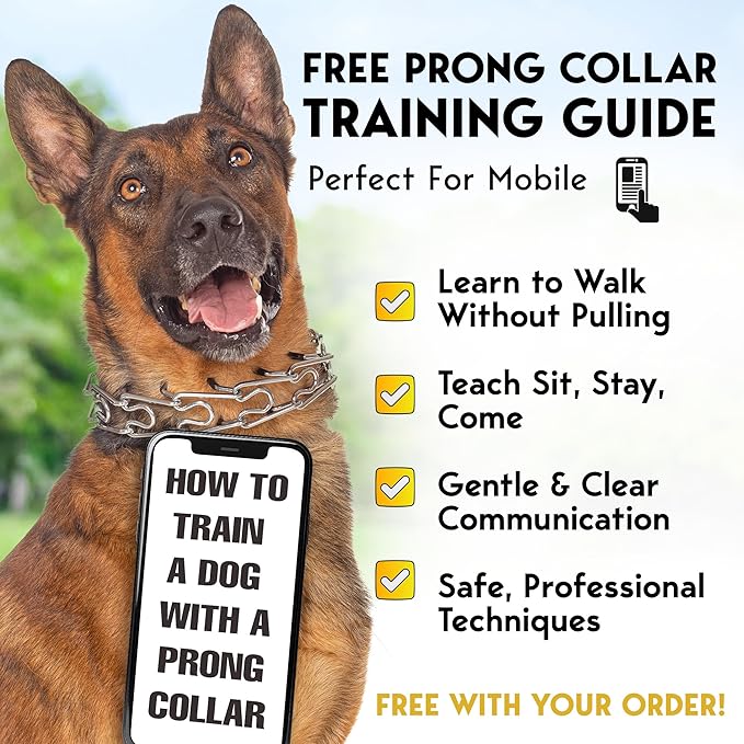 PetJett Prong Collar for Dogs Training Collar Adjustable Choke Collar for Dog - Image 4