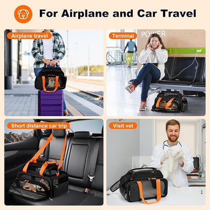17x12.5x8.5 TSA Approved Expandable pet Carrier - Image 7