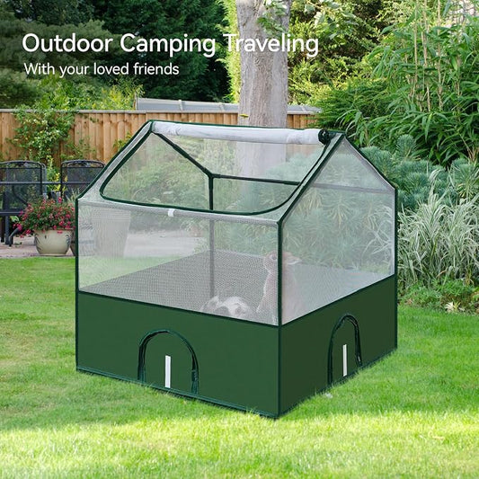 Dinmo Small Animal Playpen, Guinea Pig Cages, Rabbit Playpen, Puppy Play Pen - Image 2
