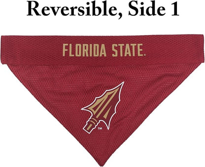 Pets First Collegiate Pet Accessories, Reversible Bandana, Florida State - Image 3