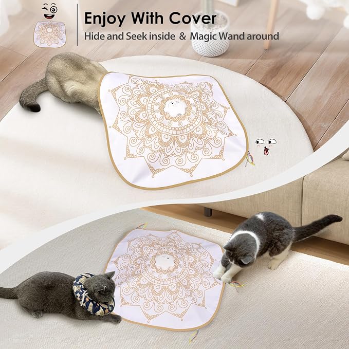ORSDA Cat Toys for Indoor Cats, 4 in 1 Interactive Cat Toys, Automatic Cat Toy - Image 3
