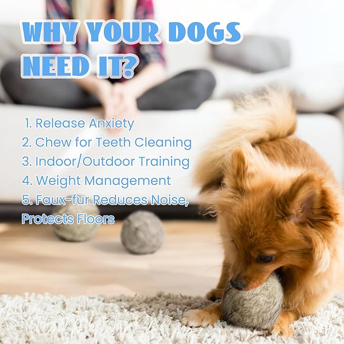 Nocciola Wobble Giggle Ball for Dogs, Interactive Dog Toys for Boredom - Image 3