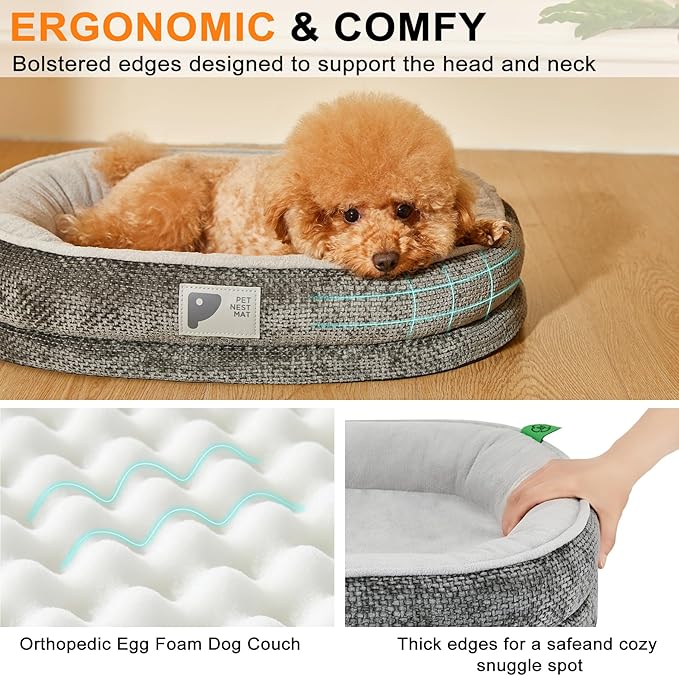 Dog Beds for Small Dogs, Orthopedic Bed - Image 4