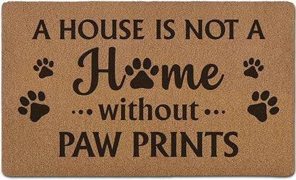 Funny Dog Door Mats, Dog Lovers Mom Dad Gifts Door Mat by Unknown
