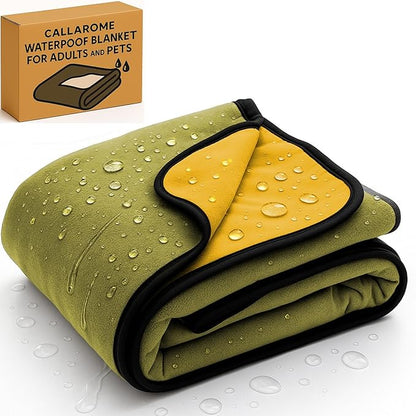 Waterproof Blanket for Bed or Couch – Soft and Leakproof Waterproof Throw by Callarome