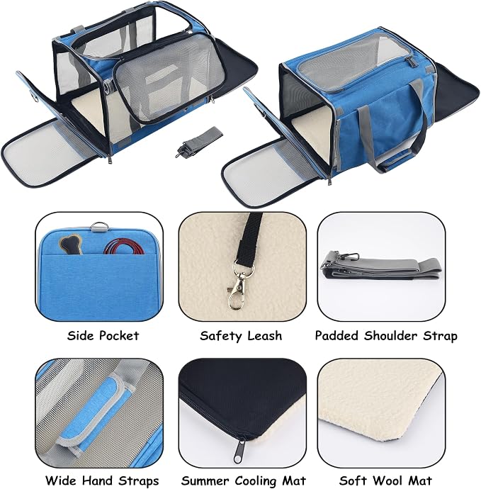 Large Cat Carriers Dog Soft Sided Carriers Cat Soft Sided Carriers Airline - Image 2