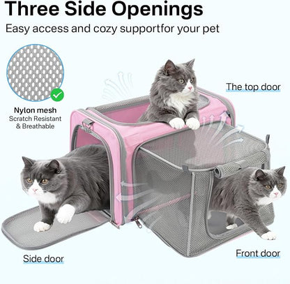 Expandable Cat Carrier, Airline Approved Soft Sided Pet Carrier - Image 5