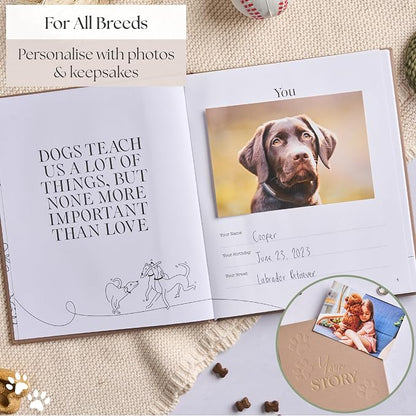 New Puppy Gift – Dog Memory Book & Keepsake Photo Album | Gift - Image 9