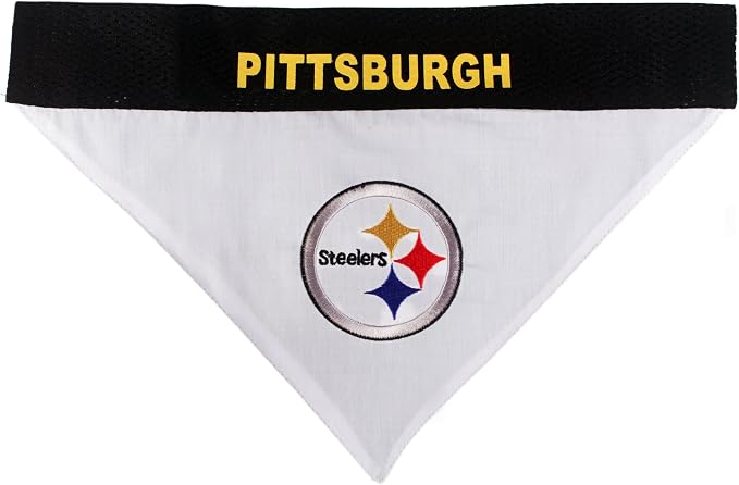 Pets First NFL Pittsburgh Steelers Reversible Bandana Size XX-Large - Image 3