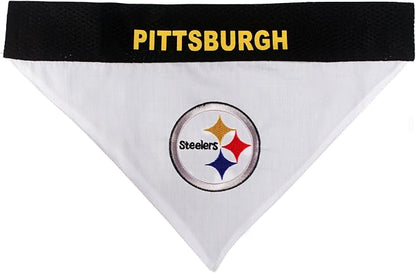 Pets First NFL Pittsburgh Steelers Reversible Bandana Size XX-Large - Image 3