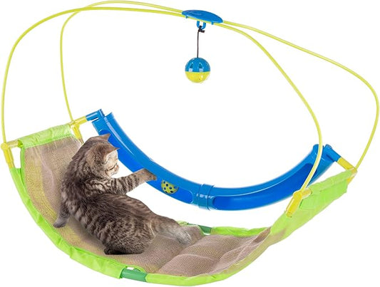 PETMAKER Interactive Cat Toy Rocking Activity Mat- Swing Playing Station by PETMAKER