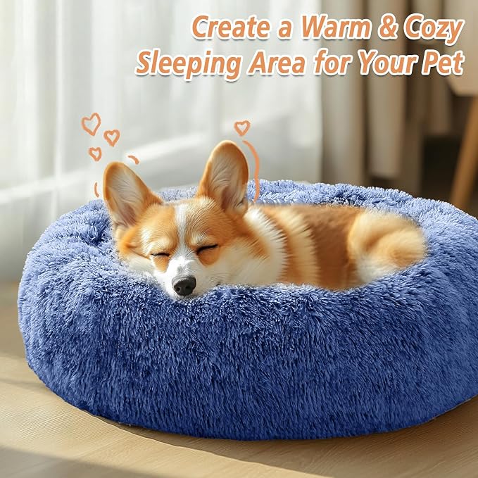 JOLLYVOGUE Calming Small Dog & Cat Bed - Image 5