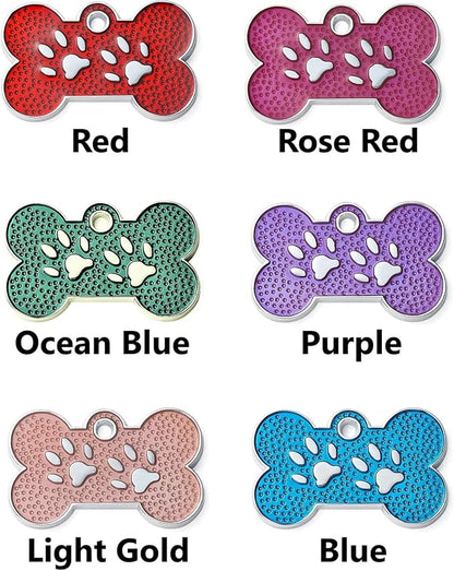 Personalized Dog Cute Paw Pet ID Tag - Image 9