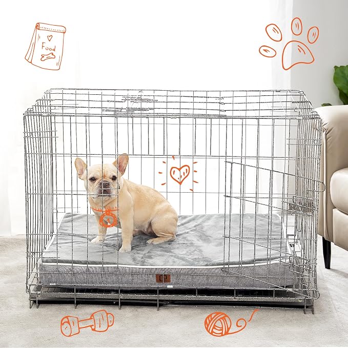 EHEYCIGA Waterproof Dog Bed Orthopedic 35"x23", Memory Foam Pet Bed - Image 8