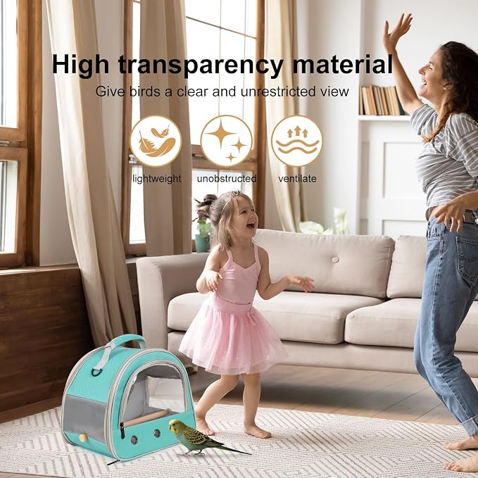 halinfer Small Bird Travel Carrier - Image 6