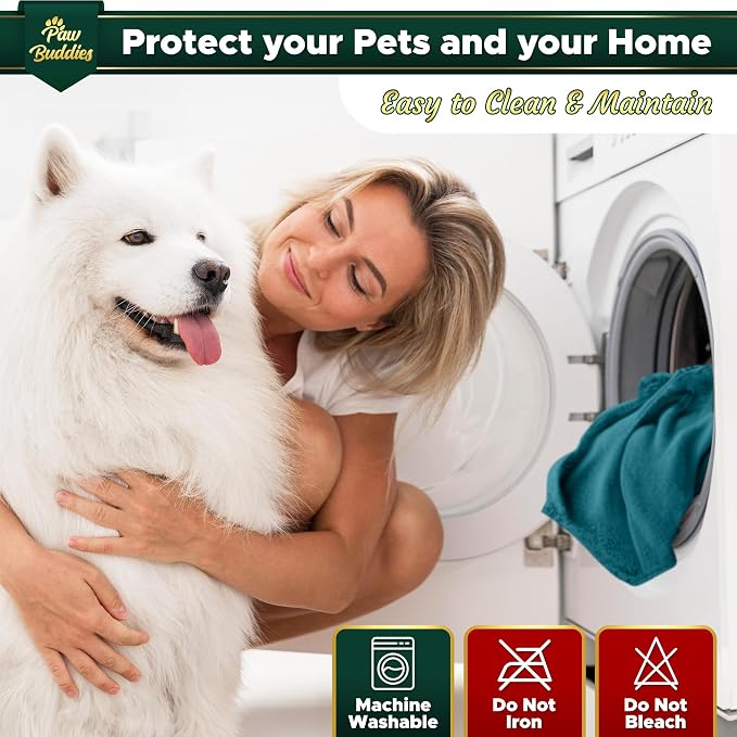 Paw Buddies Waterproof Blanket – 80"x90" Washable Sofa Throw - Image 6
