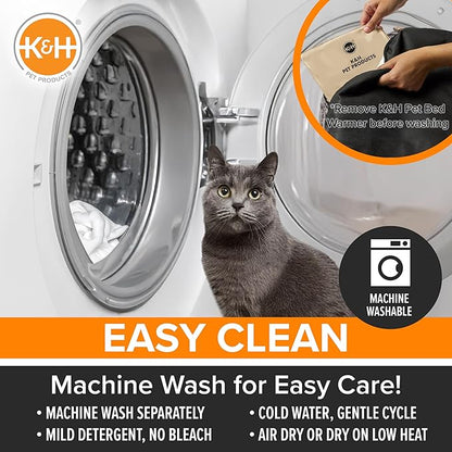 K&H Pet ProductsHeated Cat Bed Indoor, Thermo-Snuggle Cup Bomber Soft Heated - Image 7