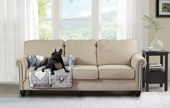 Brilliant Sunshine Quilted Calming Dog Bed Mat, Removable Washable Cover - Image 2