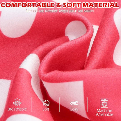 EXPAWLORER Cat Valentines Outfit Sweater - Image 4