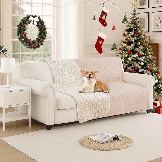 Waterproof Dog Bed Cover, Non-Slip Dog Blanket by CYCMACOHOME