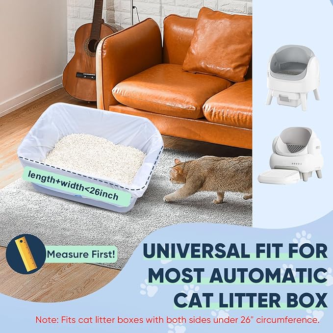 160 Count Cat Litter Box Liners Compatible - Image 3