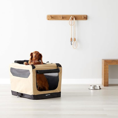Amazon Basics Portable Folding Soft Dog Crate, Collapsible Travel Kennel - Image 6