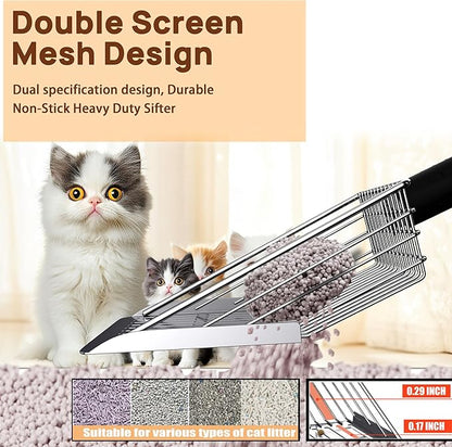 Heavy Duty Stainless Steel Cat Litter Scoop - Image 4