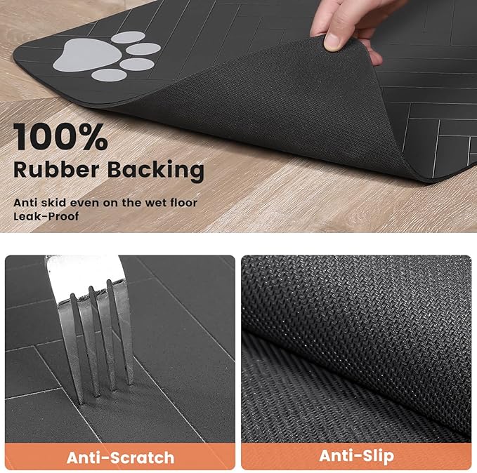Pet Feeding Mat-Absorbent Pet Placemat - Image 6