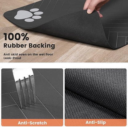 Pet Feeding Mat-Absorbent Pet Placemat - Image 6