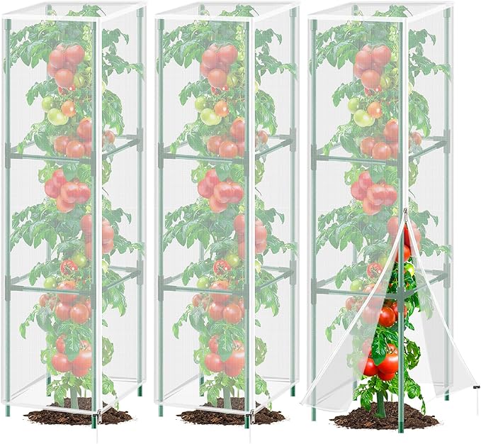 3 Pack Garden Bird Netting Plant Cover by POILKMNI