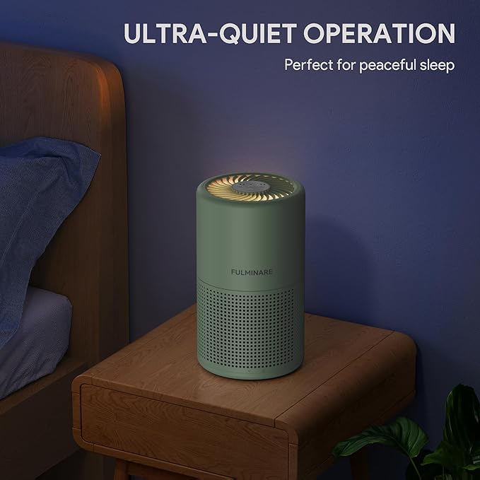 FULMINARE Air Purifiers for Home Bedroom H13 HEPA Air Purifier, 3 Speeds - Image 5